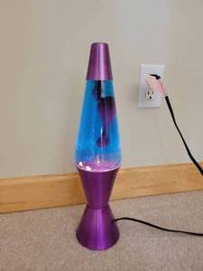 lot 44 image: Groovy Purple Lava Lamp
