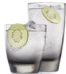 lot 10 image: Food Network 15-pc. Smoke Glassware Set 15 Pc see photos