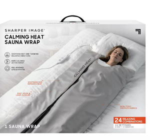 lot 13 image: Sharper Image Calming Heat Sauna Wrap 740275058664