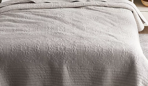 lot 23 image: KIngCal King Gray Sonoma Heritage Cotton Quilt or Sham 887909099850