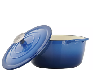 lot 29 image: Food Network 5-qt. Enameled Cast-Iron Dutch Oven 048552632584
