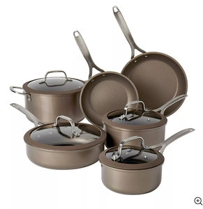 lot 47 image: Food Network 10-pc. Textured Titanium Nonstick Cookware Set