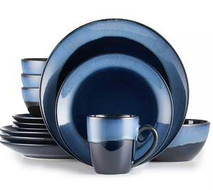 lot 49 image: Food Network Bellevue 14-pc. Dinnerware Set ONLY Two Bowls see photos  025398202133