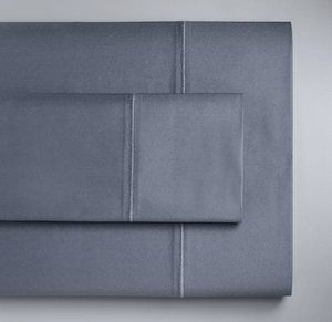 lot 57 image: King Blue Sonoma Goods For Life The Easy Care 525 Thread Count Sheet Set or Pillowcases 887909104813