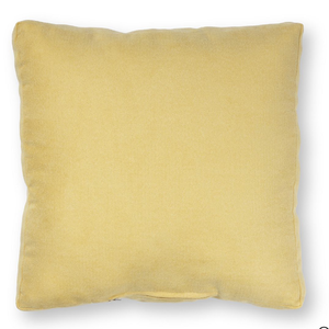 lot 90 image: 2 Pack Color Yellow Sonoma Goods For Life Faux Suede Box Throw Pillow