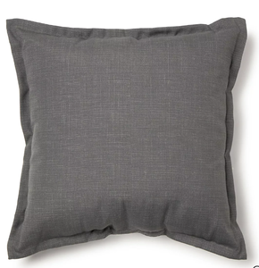 lot 91 image: 2 Pack Sonoma Goods For Life OutdoorIndoor Oversized Flanged Pillow Color Charcoal 047218308733