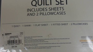 lot 121 image: Twin 6 Piece Quilt Set