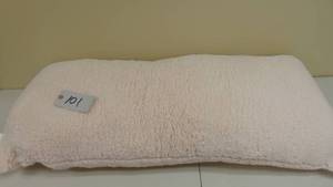 lot 101 image: The Big One Sherpa Body Pillow  20 x 48 Faux fur Pink