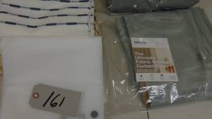 lot 161 image: Mixed shower curtain and liners