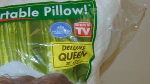 lot 167 image: Queen Miracle Bamboo Pillow 735541405174