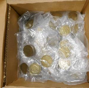 lot 45 image: Approx 250 Whitetail Deer Coins and coin holders