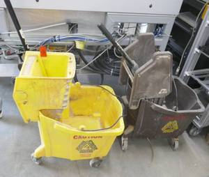lot 89 image: 2 mop buckets