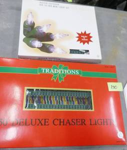lot 130 image: 2 new boxes of Christmas lights