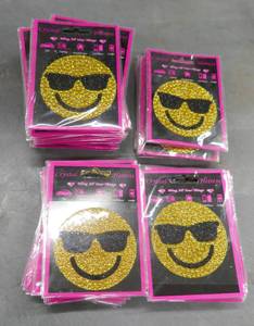 lot 168 image: Box full of Smiley Face stick ons, guessing 150