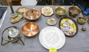lot 180 image: Vintage Brass and Copper
