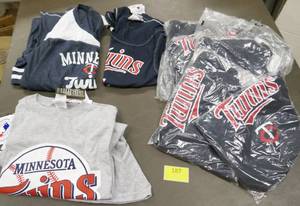 lot 187 image: Eleven New MN Twins tops