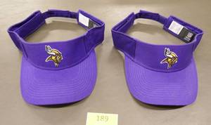 lot 189 image: 2 new Vikings visors
