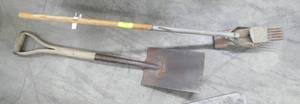 lot 207 image: Shovel and weed digger