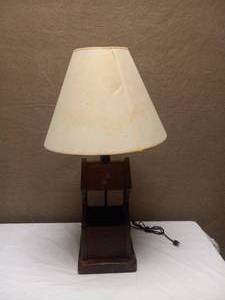 VINTAGE WOOD LAMP