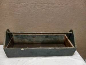 VINTAGE WOOD TOOL CADDY