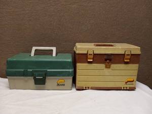 2 PLANO TACKLE BOXES