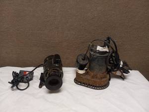 SUBMERSIBLE PUMP & DRILL PRESS MOTOR