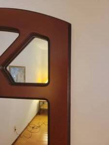 lot 50 image: Crowned Contemporary Accent Mirror