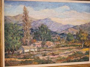 lot 15 image: Biagio Licitra Original Italian Country Scape
