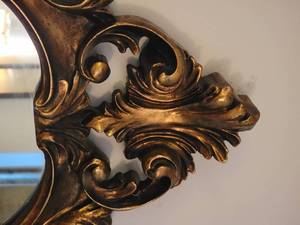 lot 16 image: Rococo Gilt Wall Mirror