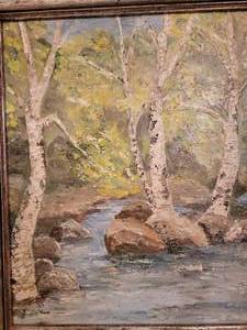 lot 104 image: Birchwood Creek Original Painting