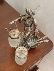 lot 47 image: Bedouin Figural Spice Cruet