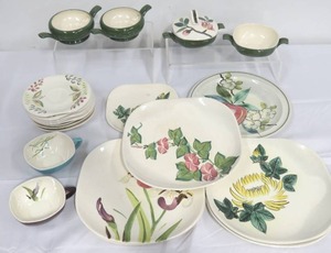 lot 30 image: Various Red Wing Pottery Dinnerware Pieces - Multiple Patterns
