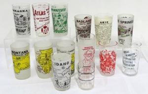 lot 47 image: 13 State and Advertising Drinking Cups