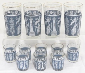 lot 48 image: 12 Wedgewood Drinking and Shot Glasses