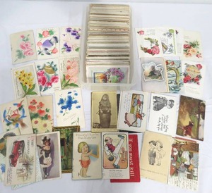 lot 53 image: 300 Vintage Antique Post Cards - Sights, Holidays, Photo, Religious, Misc.