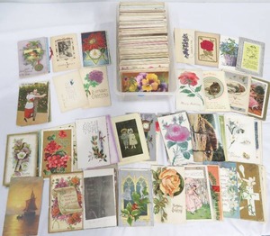 lot 54 image: 300 VintageAntique Post Cards - Holiday, Religious, Greetings, Misc.
