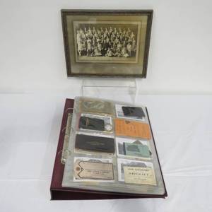 lot 71 image: Album of Vintage St. Cloud Mn Advertising Pieces, Photos & Other Ephemera