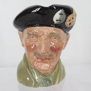 lot 147 image: 6 Vintage Monty Royal Daulton England Toby Mug D6202