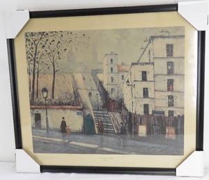 lot 160 image: Large 29-12x 26 The Heights of Paris Louis Dali Museum Print Editions