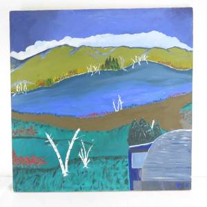 lot 163 image: St. Cloud Resident Richard Kelley Original Art Painting 34x34 Landscape