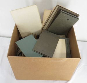 lot 77 image: Box of 100 VintageAntique Cardboard Framed Photos