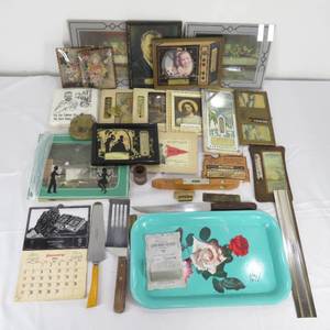 lot 81 image: Large Lot of Vintage Store Advertising Thermometers, Mirrors & More Minnesota Cities
