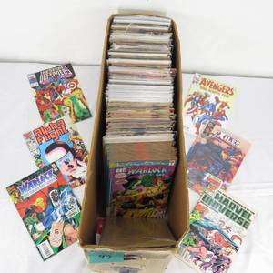 lot 97 image: 150 Marvel Comics The Avengers, The Secret Defenders, The Hulk & More