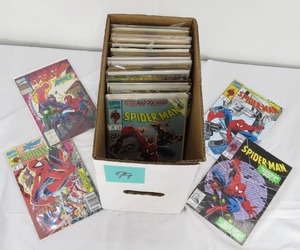 lot 99 image: 75 Marvel Spider-Man Superhero Comic Books