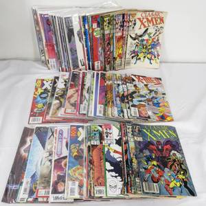 lot 101 image: 75 Marvel Superhero X-Men, Wolverine Comic Books