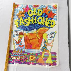 lot 127 image: Vintage 1970s Old Fashioned Southern Comfort Advertising Poster