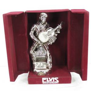 lot 134 image: Elvis Silver Anniversary Decanter wOriginal Box