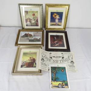 lot 140 image: St. Cloud Mn Pan Motor Company Newspaper, Framed Advertising Prints