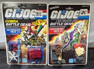 lot 37 image: Two G.I. Joe Accessory Packs