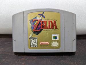 lot 5 image: The Legend Of Zelda Ocarina Of Time Nintendo 64 Game Cartridge